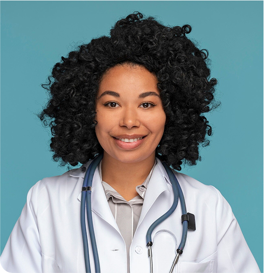 stock image of a healthcare professional